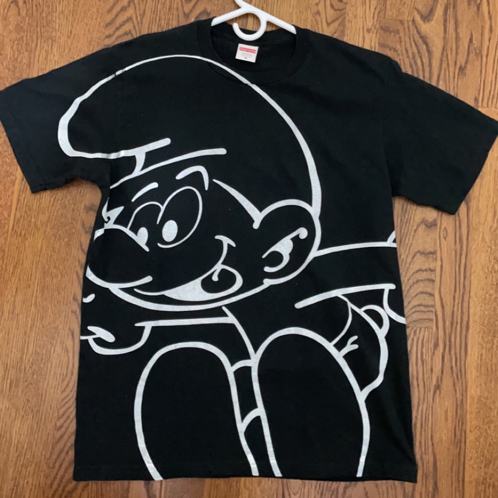 Supreme Smurfs Tee Black FW20 Size Medium